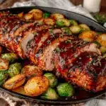 one-pan maple Dijon pork tenderloin - featured image