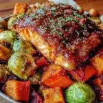 one-pan maple Dijon salmon - featured image