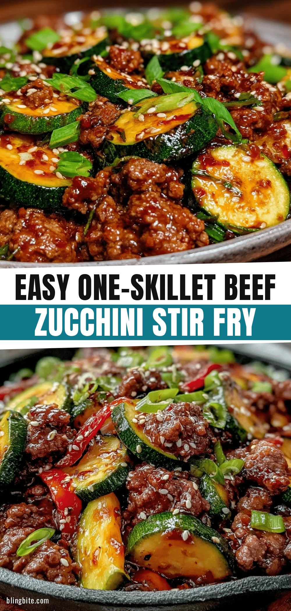 one-skillet ground beef and zucchini stir fry recipe