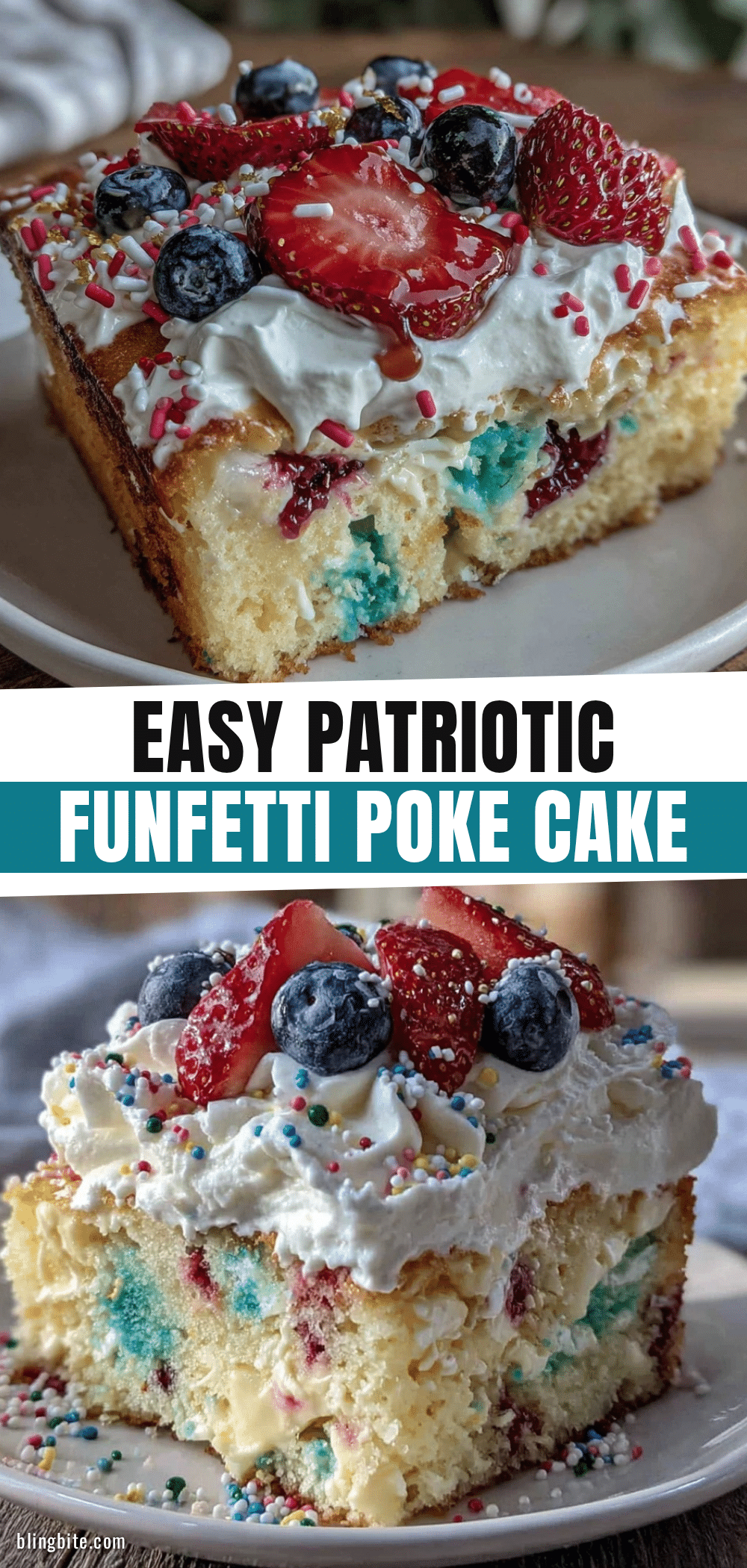 patriotic funfetti poke cake recipe