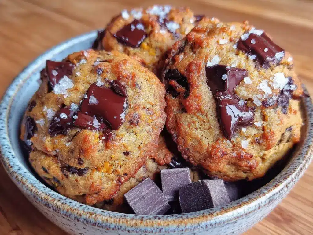 pumpkin chocolate chip cookies - featured image