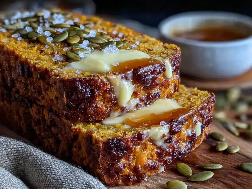 pumpkin sourdough bread - featured image
