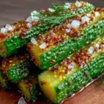quick refrigerator dill pickles - featured image