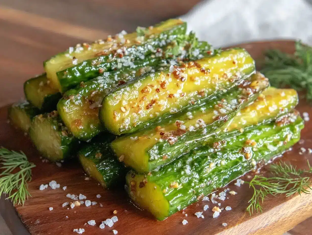 quick refrigerator dill pickles preparation steps