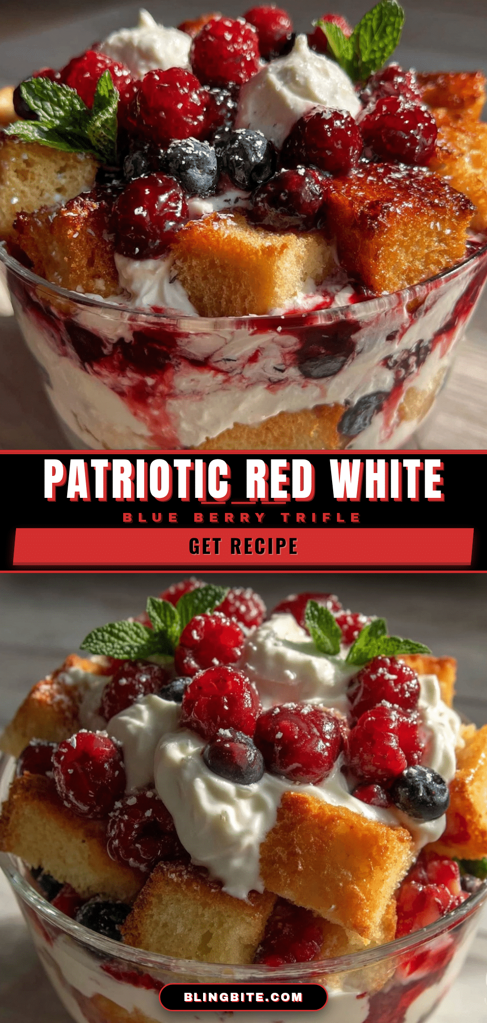 red white blue berry trifle recipe