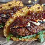 smash burger tacos - featured image