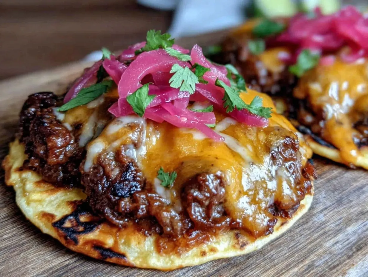 smash burger tacos preparation steps