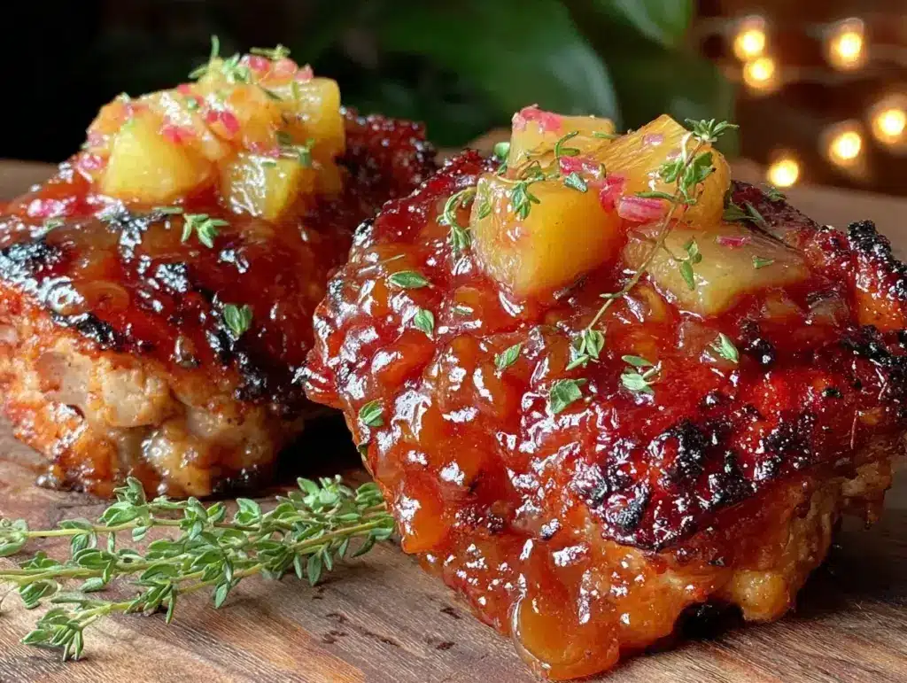 smoked paprika grilled chicken thighs - featured image