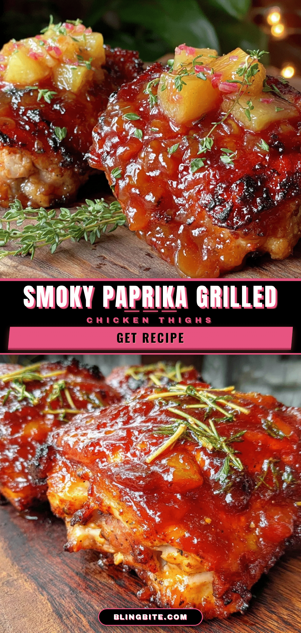 smoked paprika grilled chicken thighs recipe