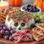 spooky halloween charcuterie board - featured image