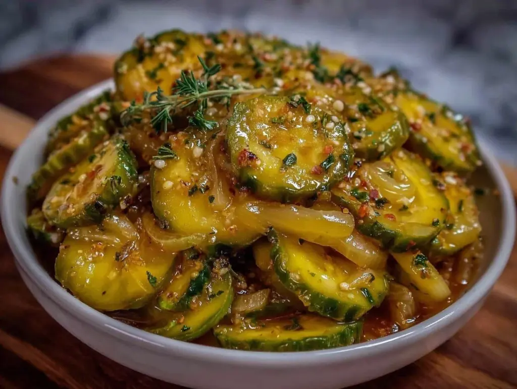tangy pickled banana peppers - featured image