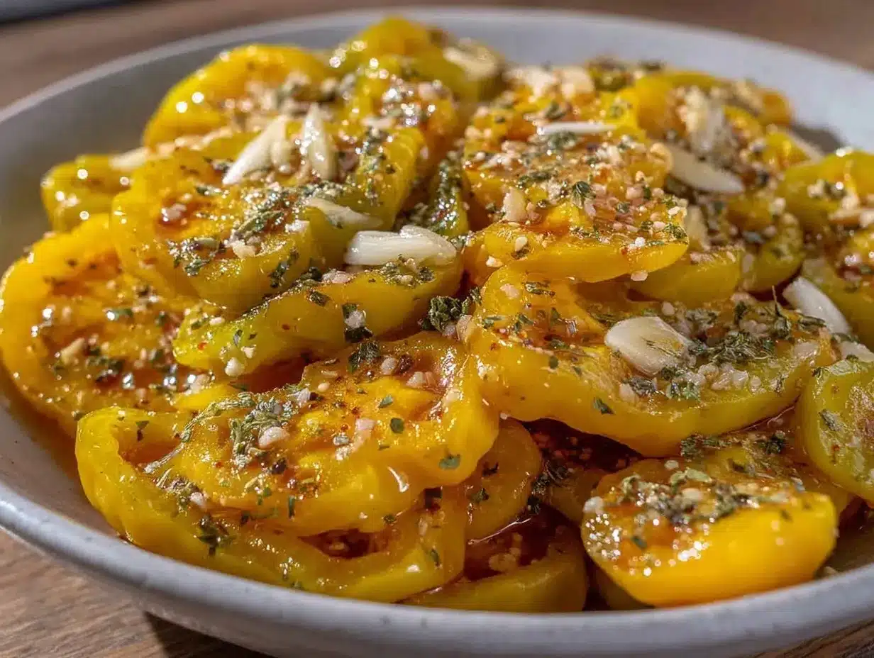 tangy pickled banana peppers preparation steps