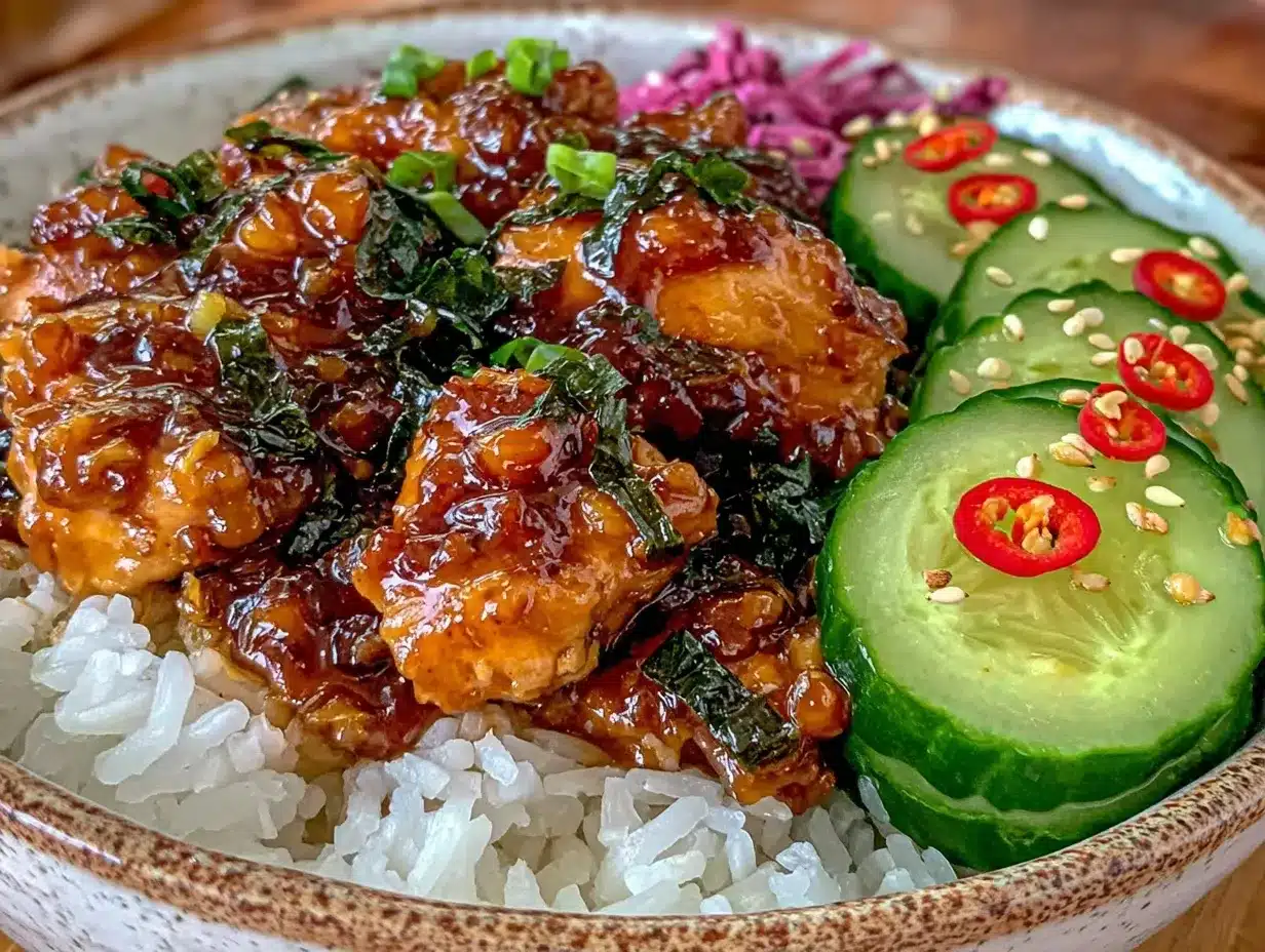 teriyaki chicken rice bowl preparation steps