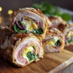 turkey and cheese pinwheel roll-ups - featured image