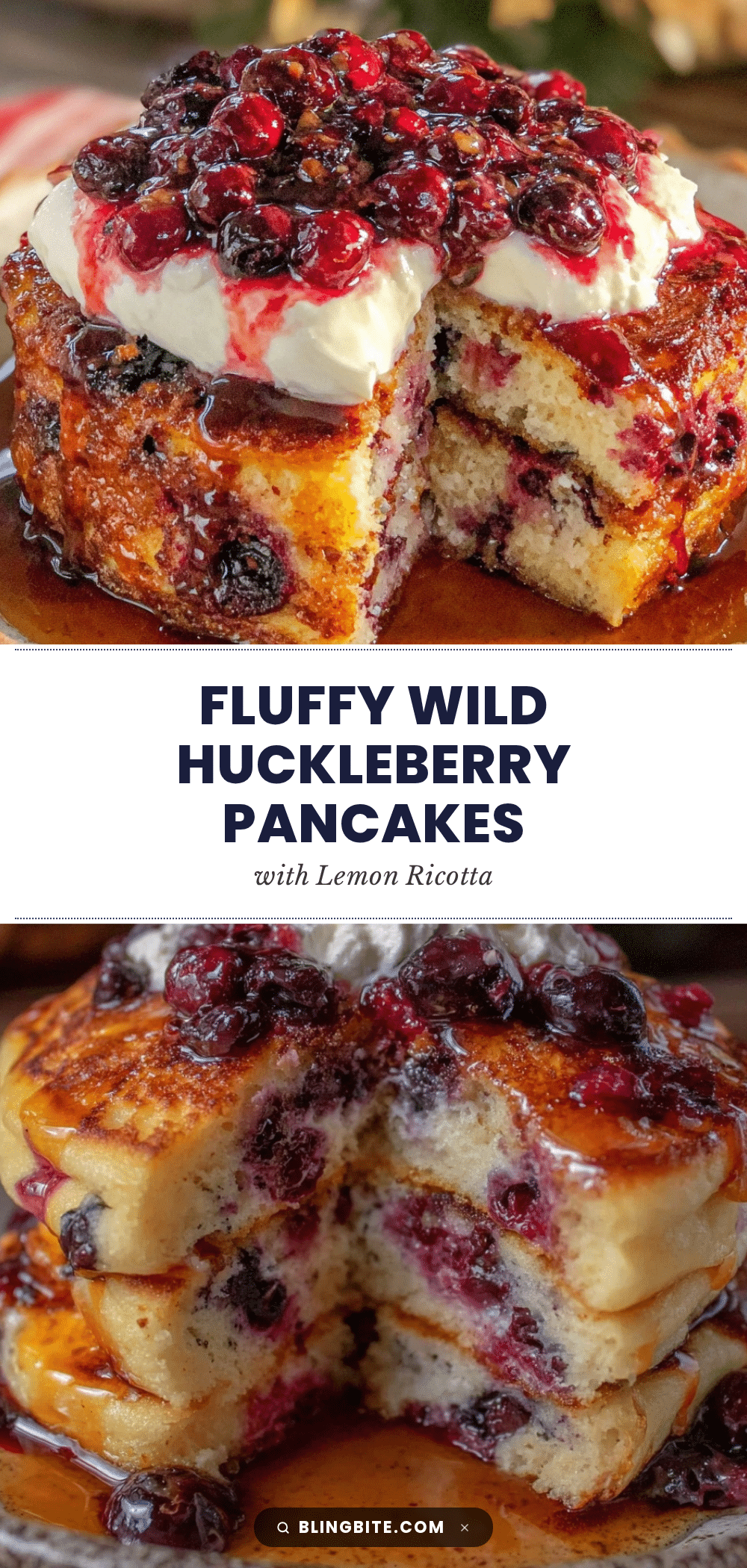 wild huckleberry pancakes recipe