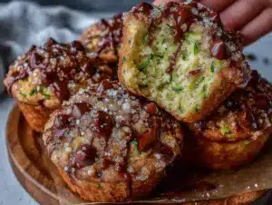 zucchini chocolate chip muffins - featured image