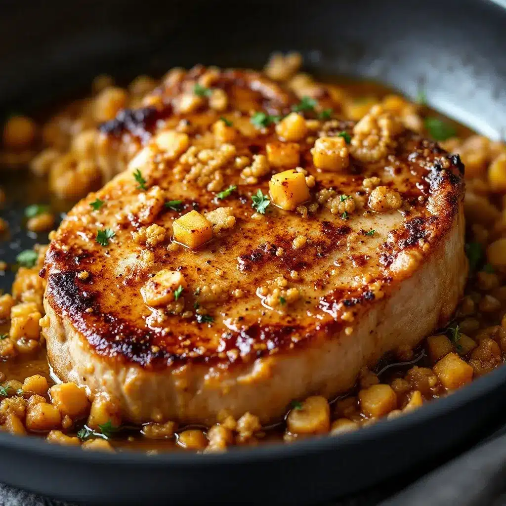 apple cider braised pork chops preparation steps