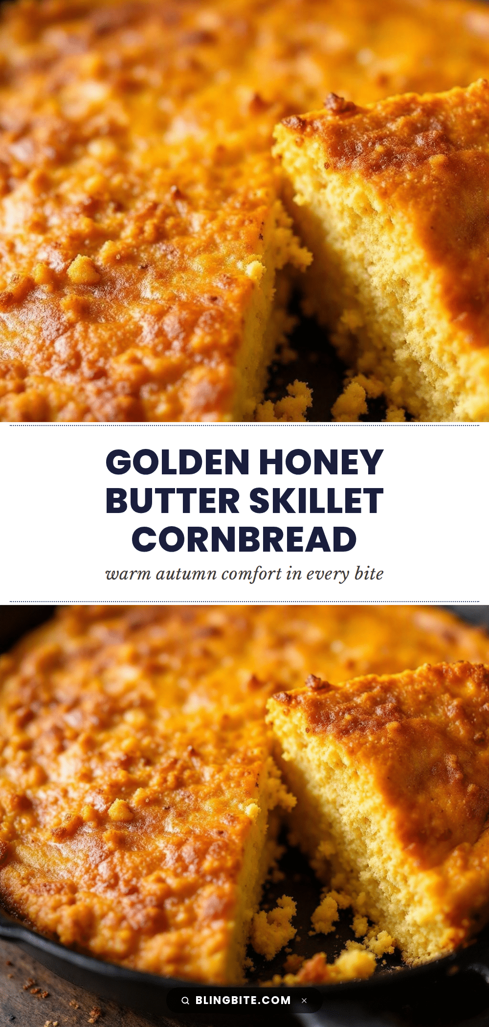 best homemade honey butter skillet cornbread recipe