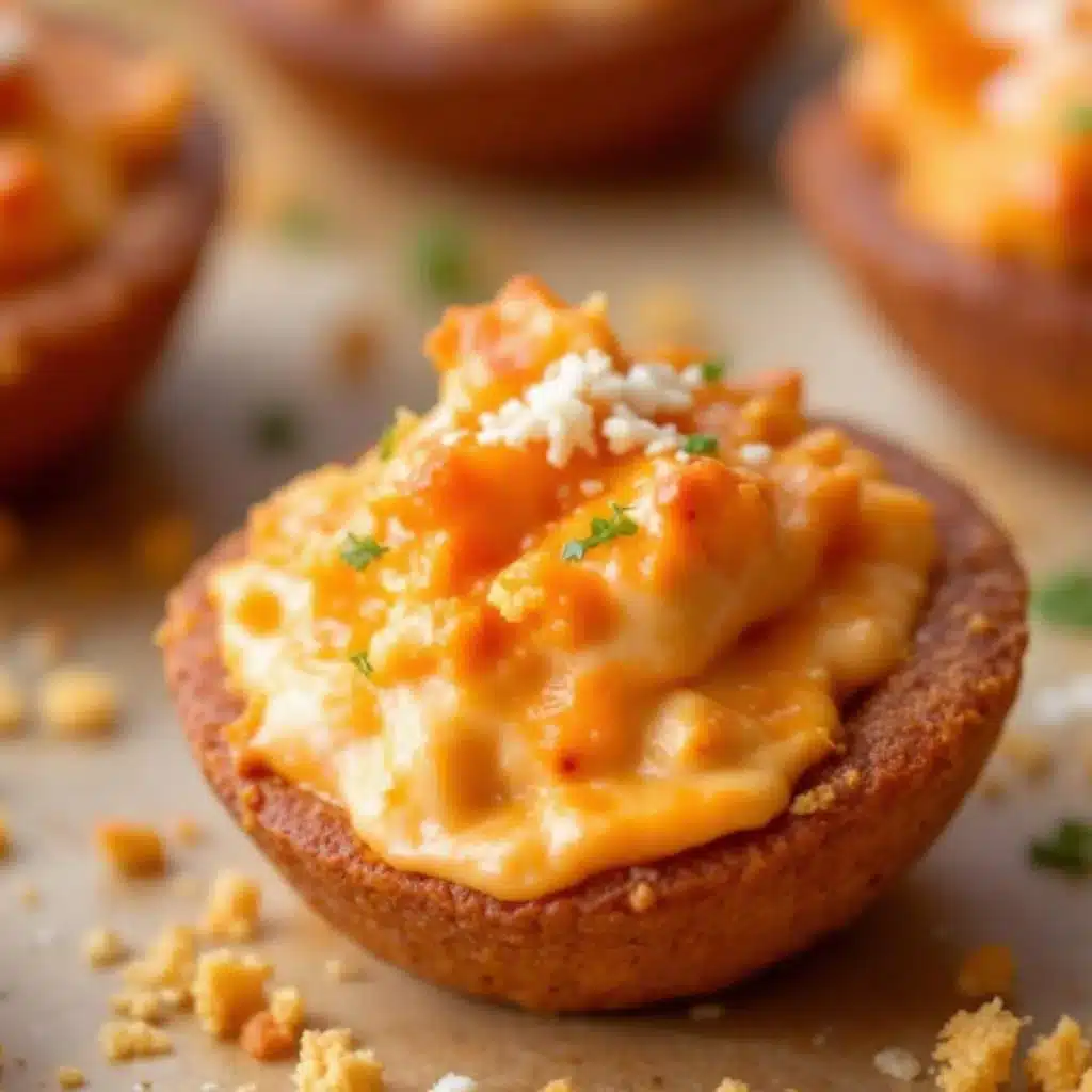 Buffalo chicken dip bites - featured image