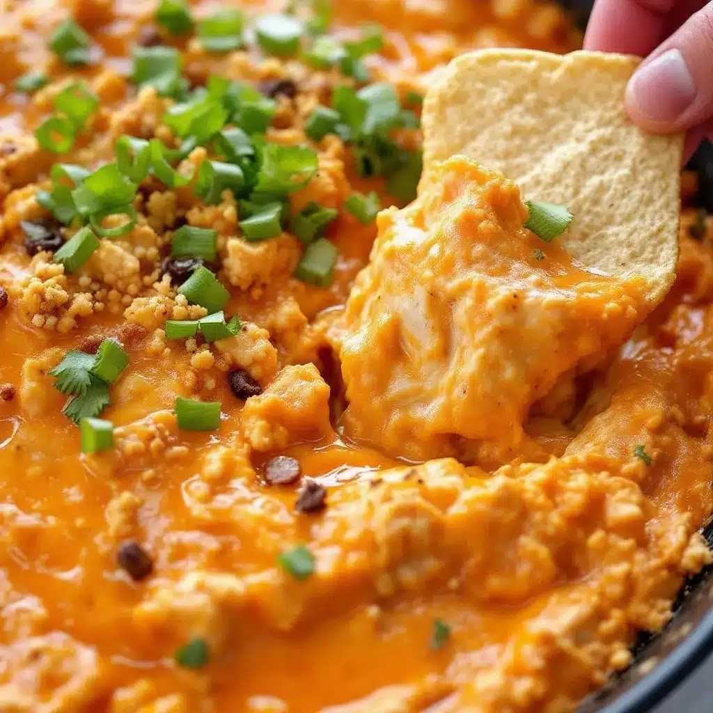 buffalo chicken tailgate dip preparation steps