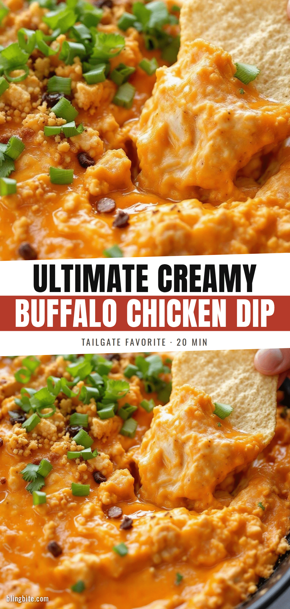 buffalo chicken tailgate dip recipe