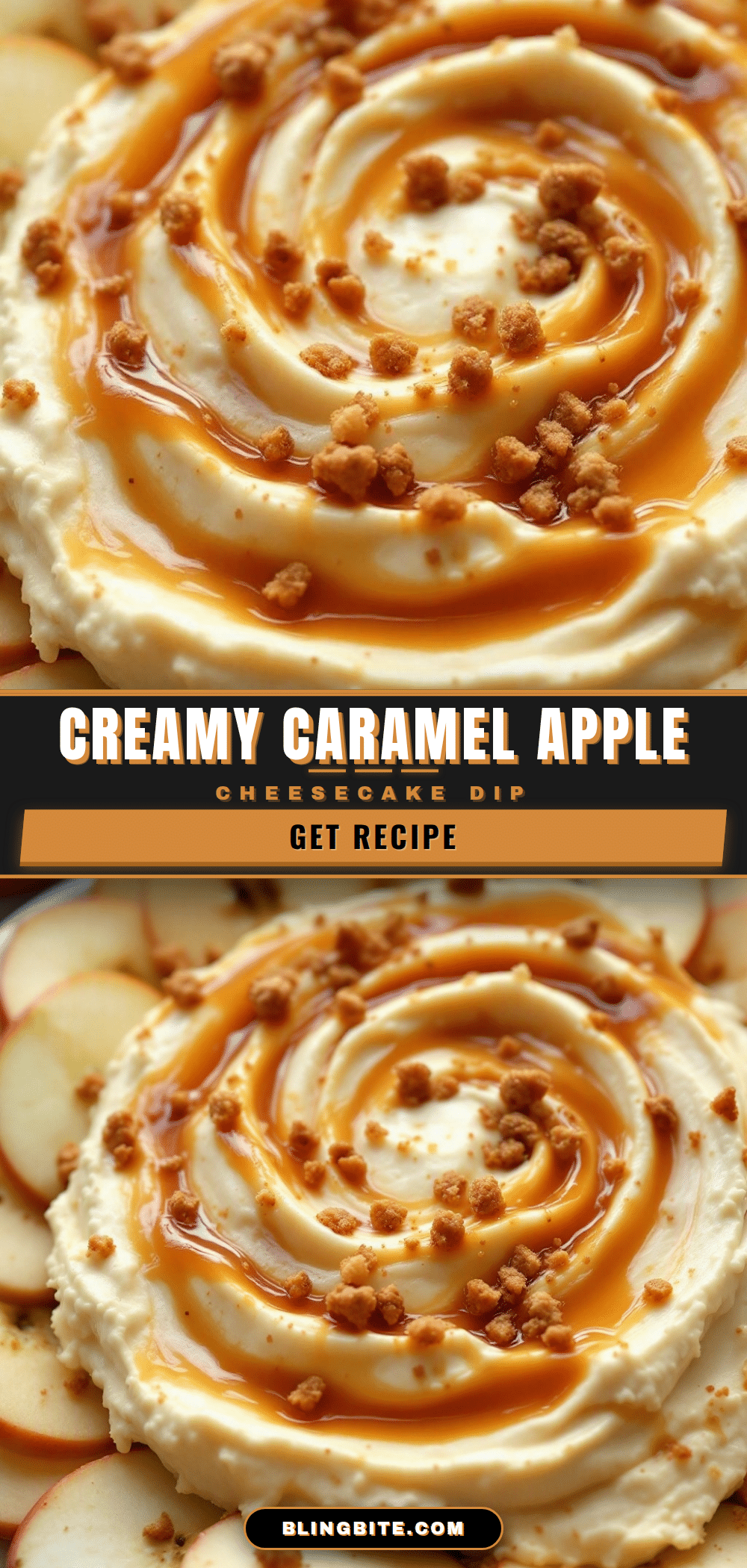 caramel apple cheesecake dip recipe