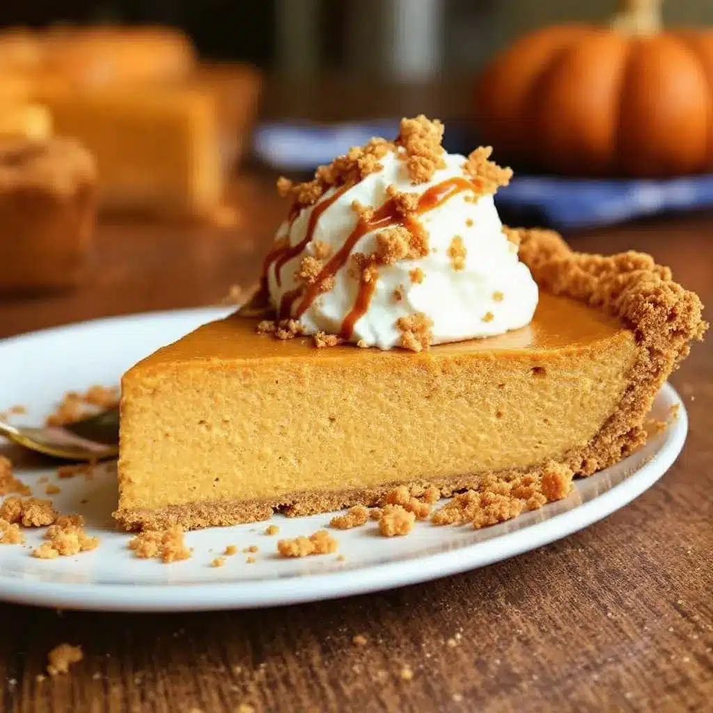 creamy no-bake pumpkin pie preparation steps