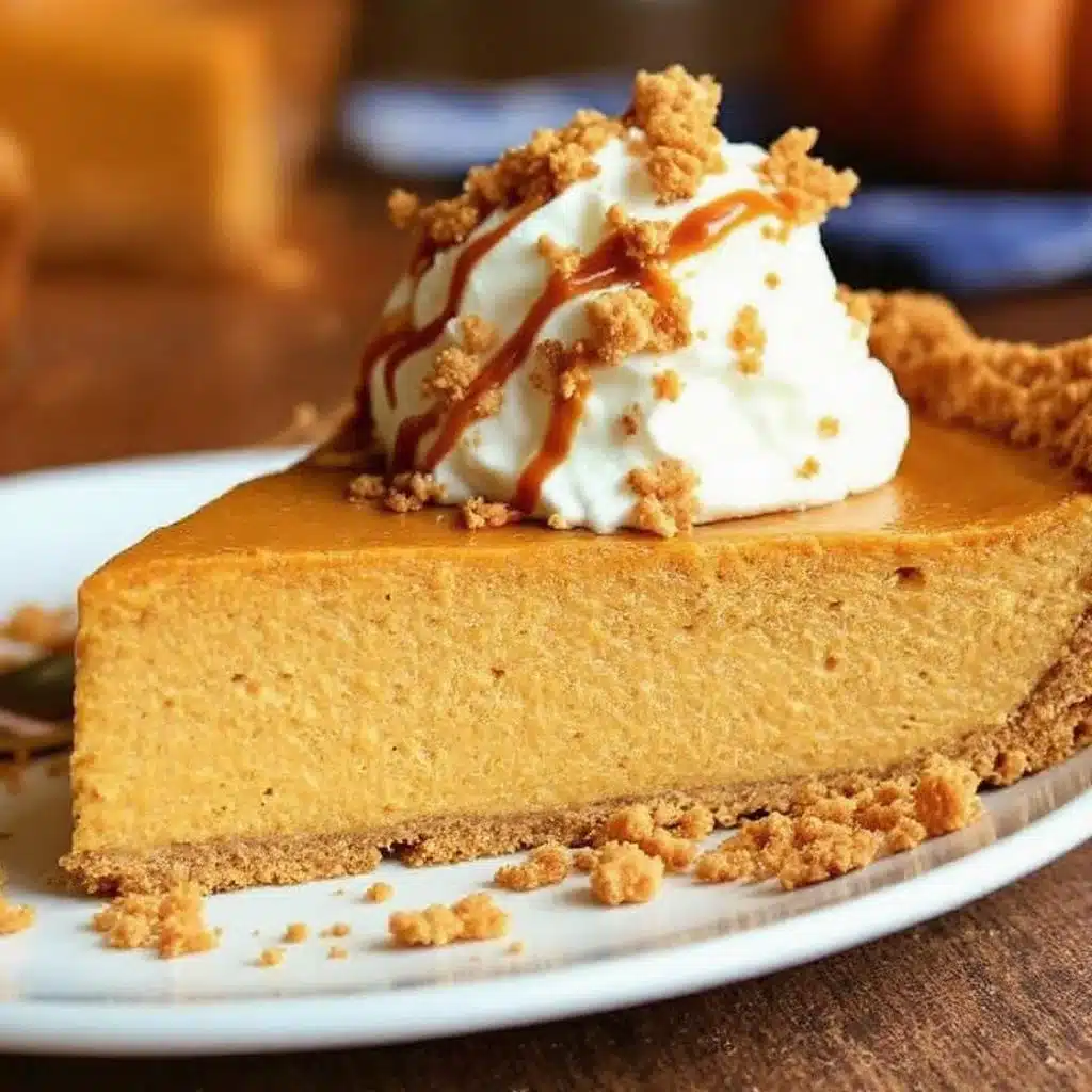 creamy no-bake pumpkin pie - featured image