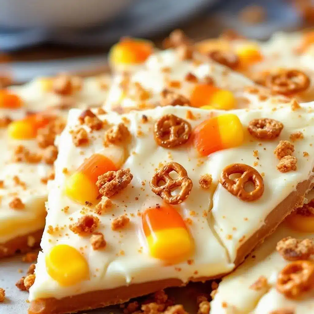 Easy Candy Corn Bark - featured image