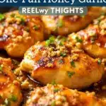 easy one-pan honey garlic chicken thighs - featured image
