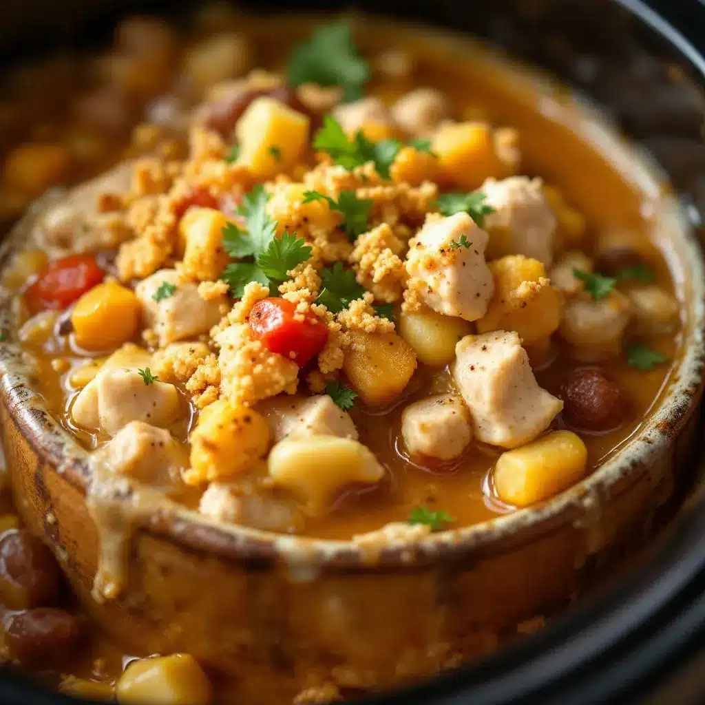 easy slow cooker white chicken chili preparation steps