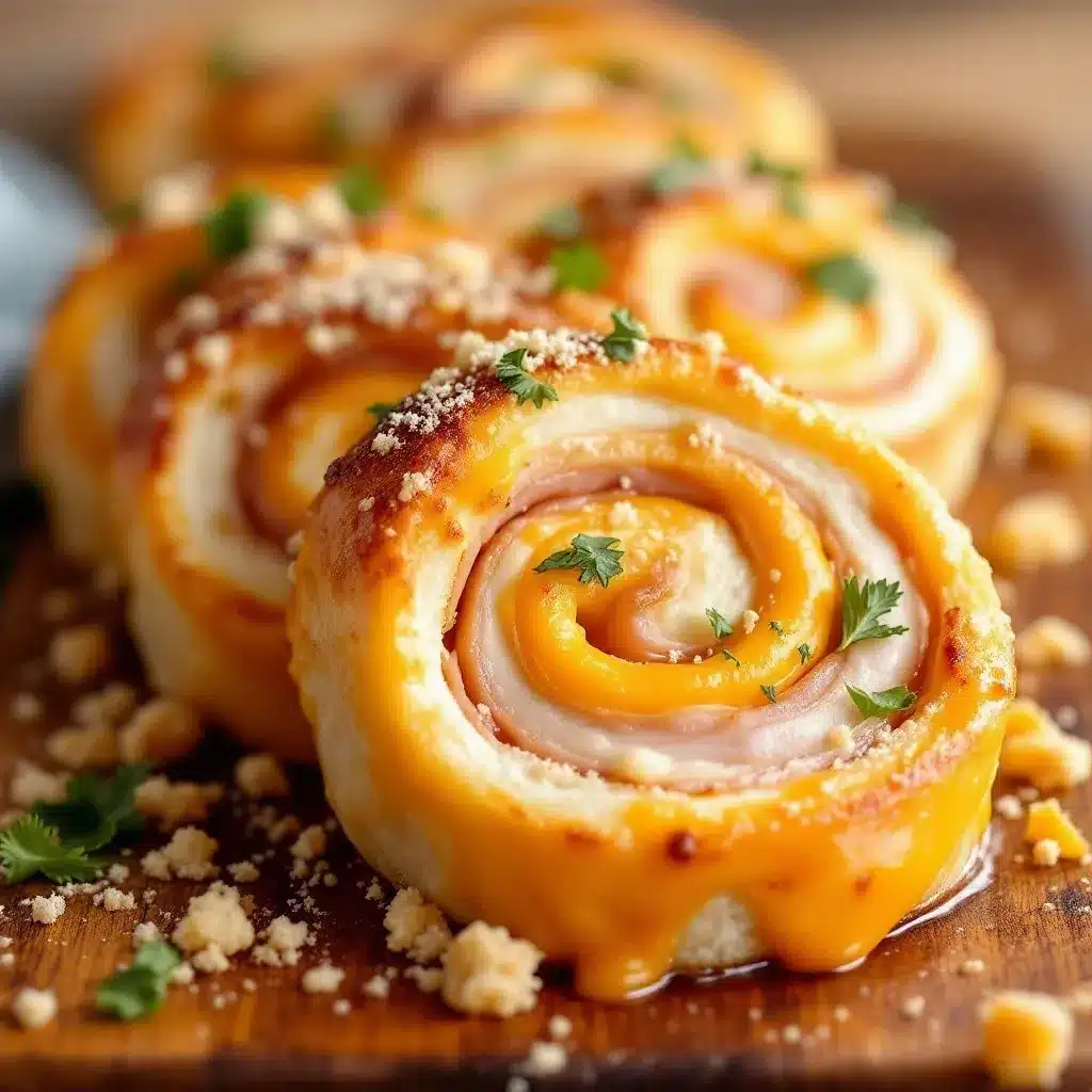 easy turkey and cheese pinwheel lunchbox bites preparation steps