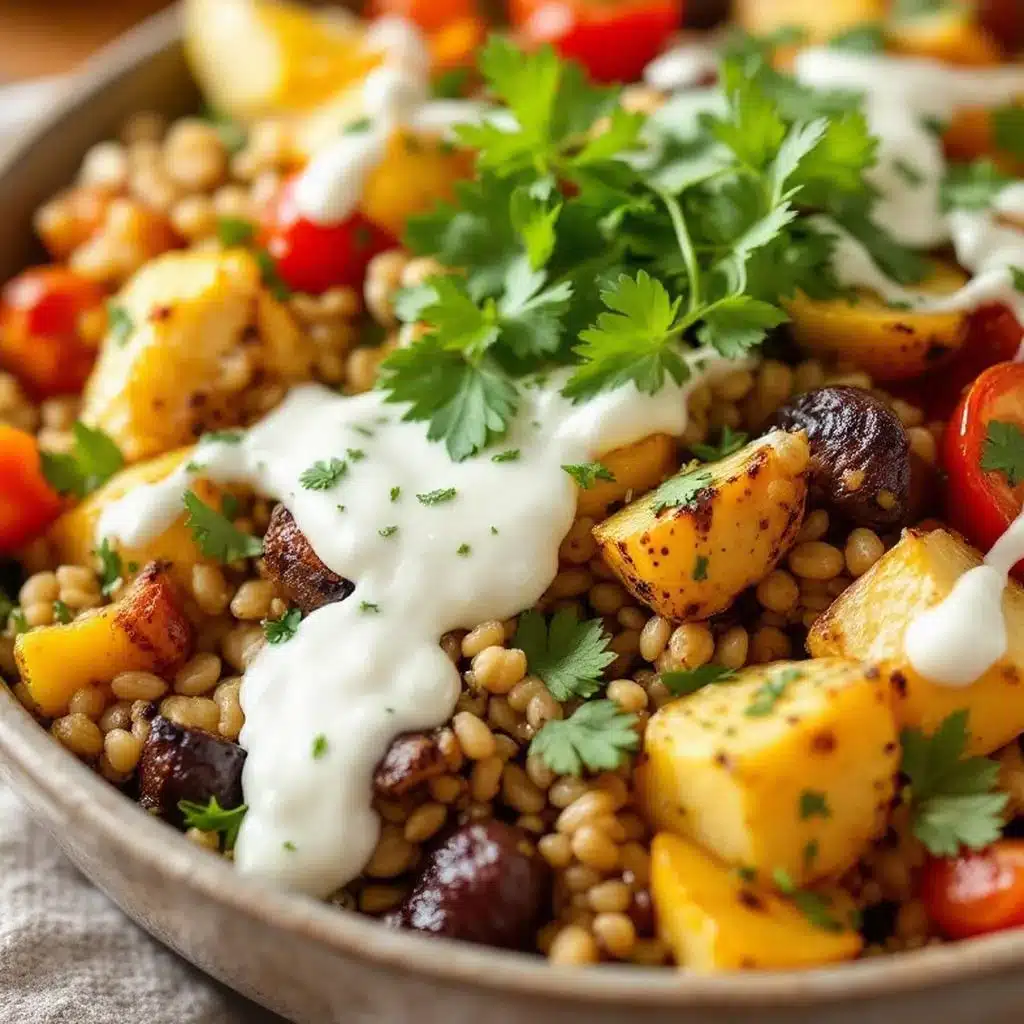 fall harvest grain bowl - featured image