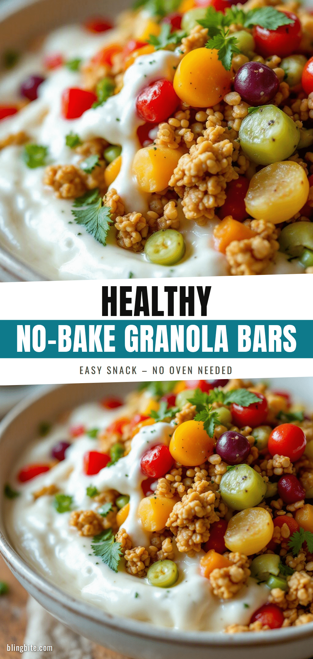 healthy no-bake granola bars recipe