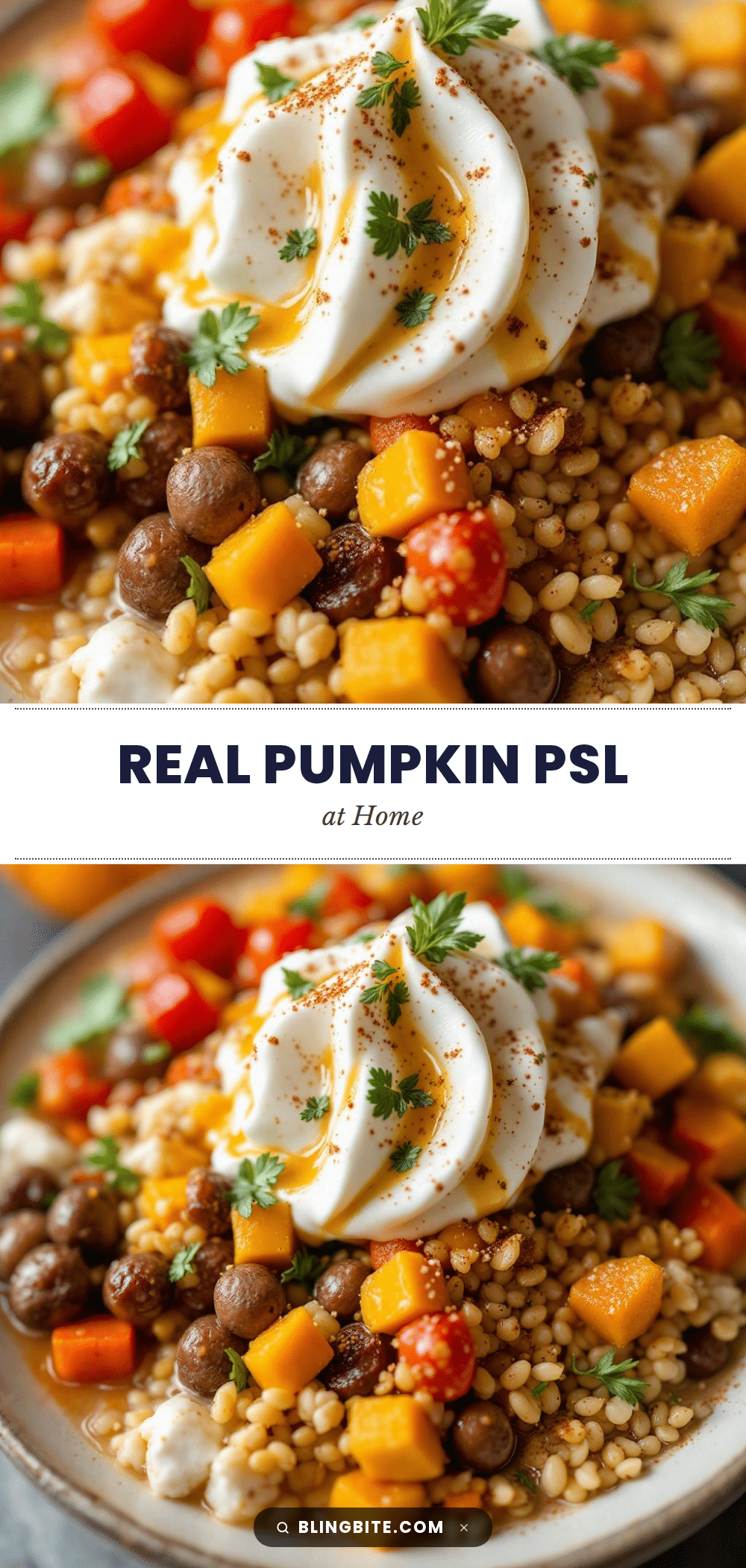 homemade pumpkin spice latte with real pumpkin recipe
