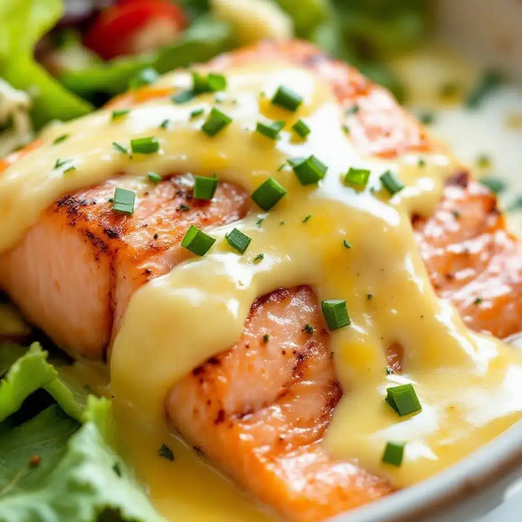 lemon garlic butter grilled salmon - featured image