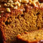 moist pumpkin banana walnut bread - featured image