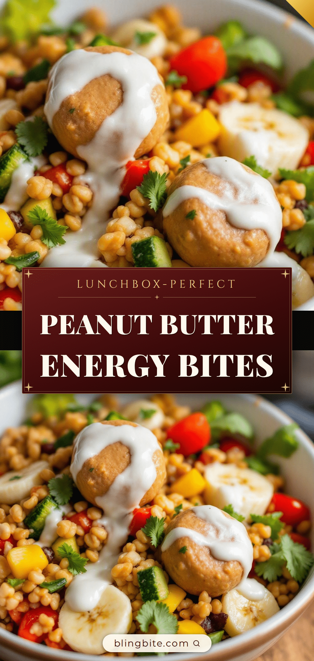 peanut butter banana energy bites recipe
