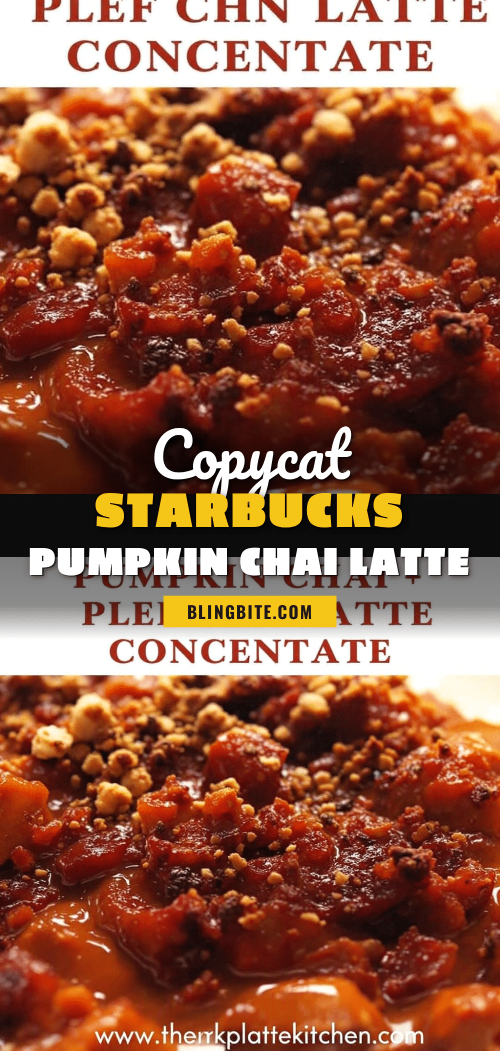 pumpkin chai latte concentrate recipe