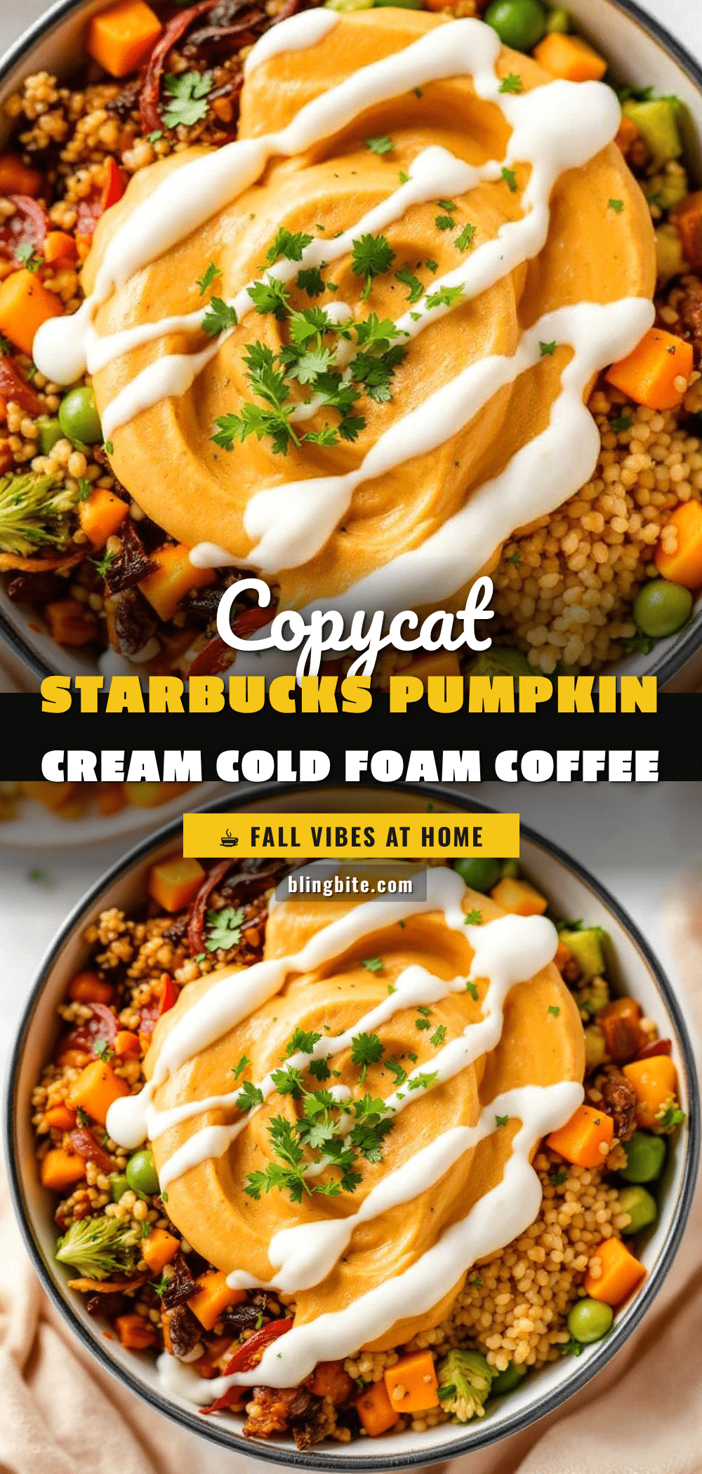 pumpkin cream cold foam coffee recipe