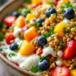 rainbow fruit kabobs - featured image