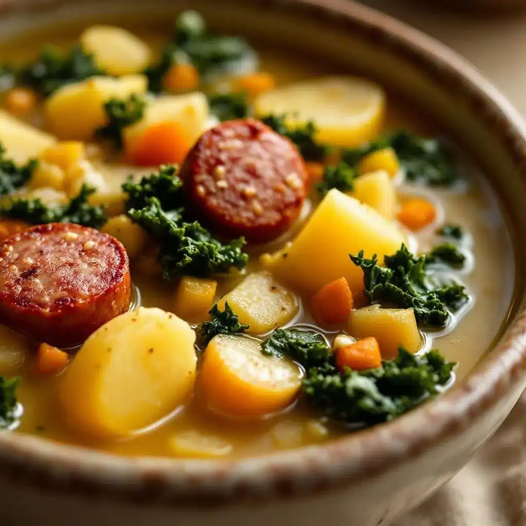 sausage potato kale soup - featured image