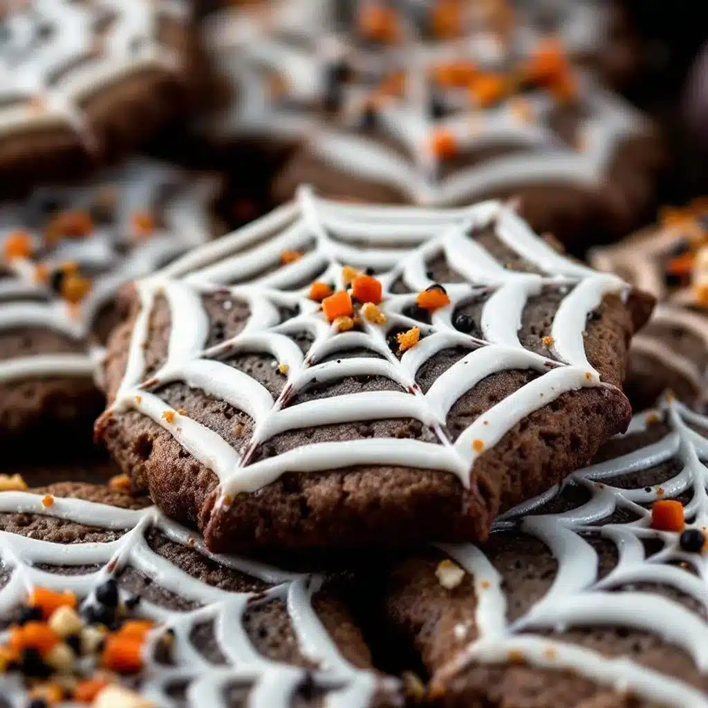 Spooky Spiderweb Sugar Cookies - featured image