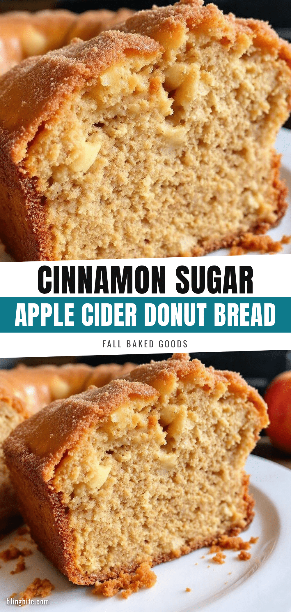 apple cider donut bread recipe
