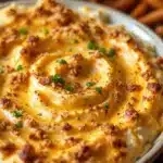beer cheese pretzel dip - featured image