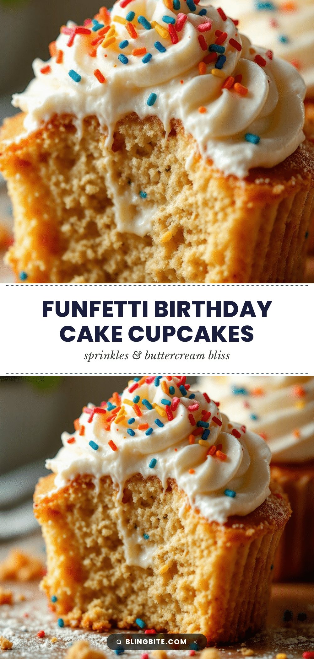 birthday cake cupcakes with sprinkle buttercream recipe