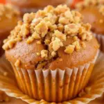 brown butter pumpkin muffins - featured image