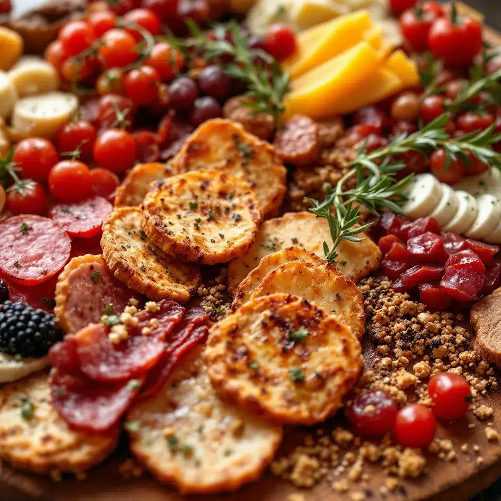 charcuterie board for two preparation steps