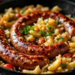 Classic German Bratwurst Skillet - featured image