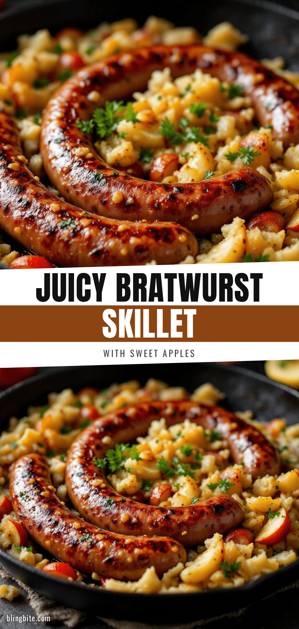 Classic German Bratwurst Skillet recipe